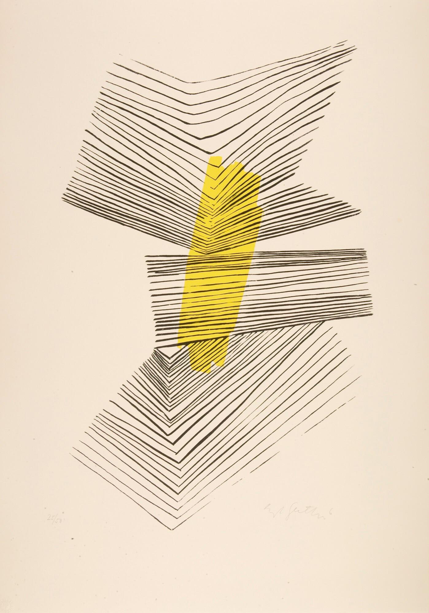 Ernst Geitlinger - Gelb auf Schwarz.