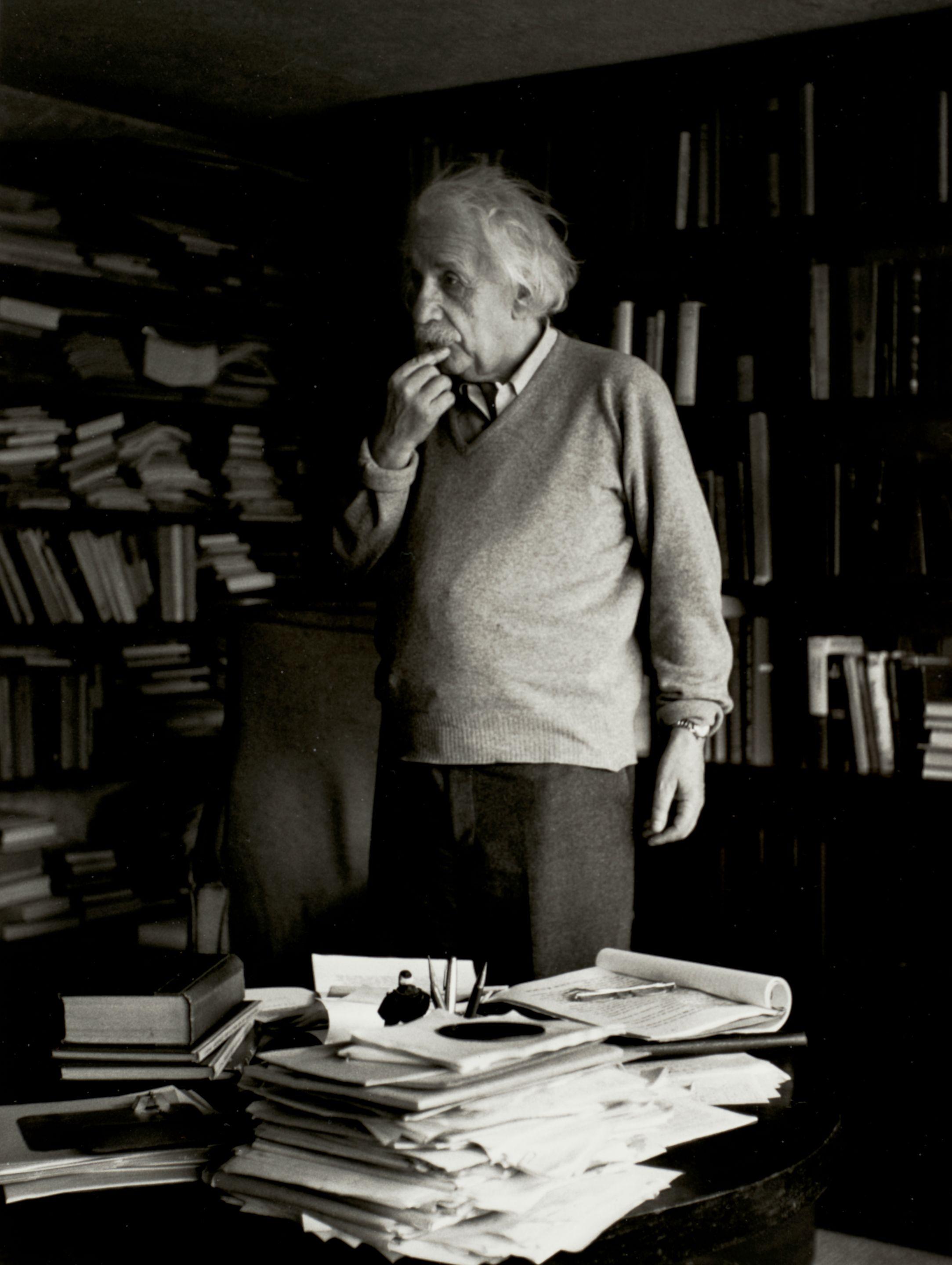 Ernst Haas - Einstein, Princeton, NJ