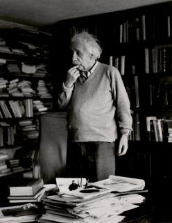 Ernst Haas - Einstein Thinking, Princeton, NJ