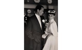 Ernst Haas - Newlyweds Audrey Hepburn and Mel Ferrer