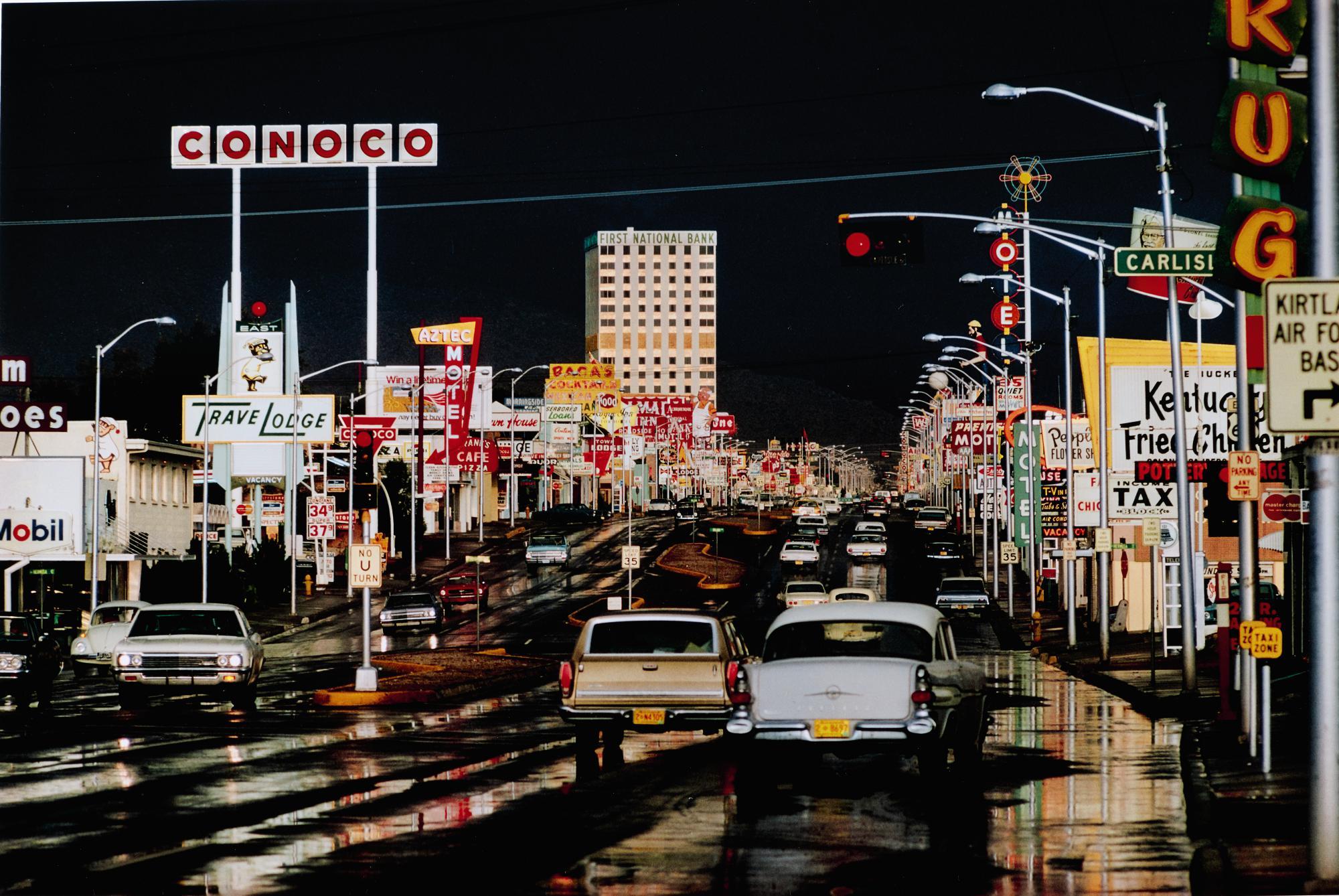 Ernst Haas - \'Route 66\', Albuquerque, New Mexico, 1969