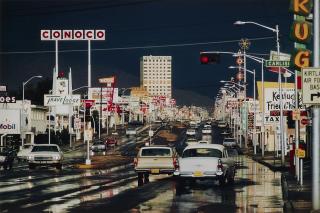 Ernst Haas - Route 66, Albuquerque, New Mexico