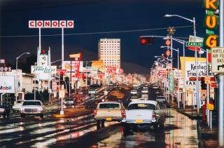 Ernst Haas - Route 66, Albuquerque, New Mexico