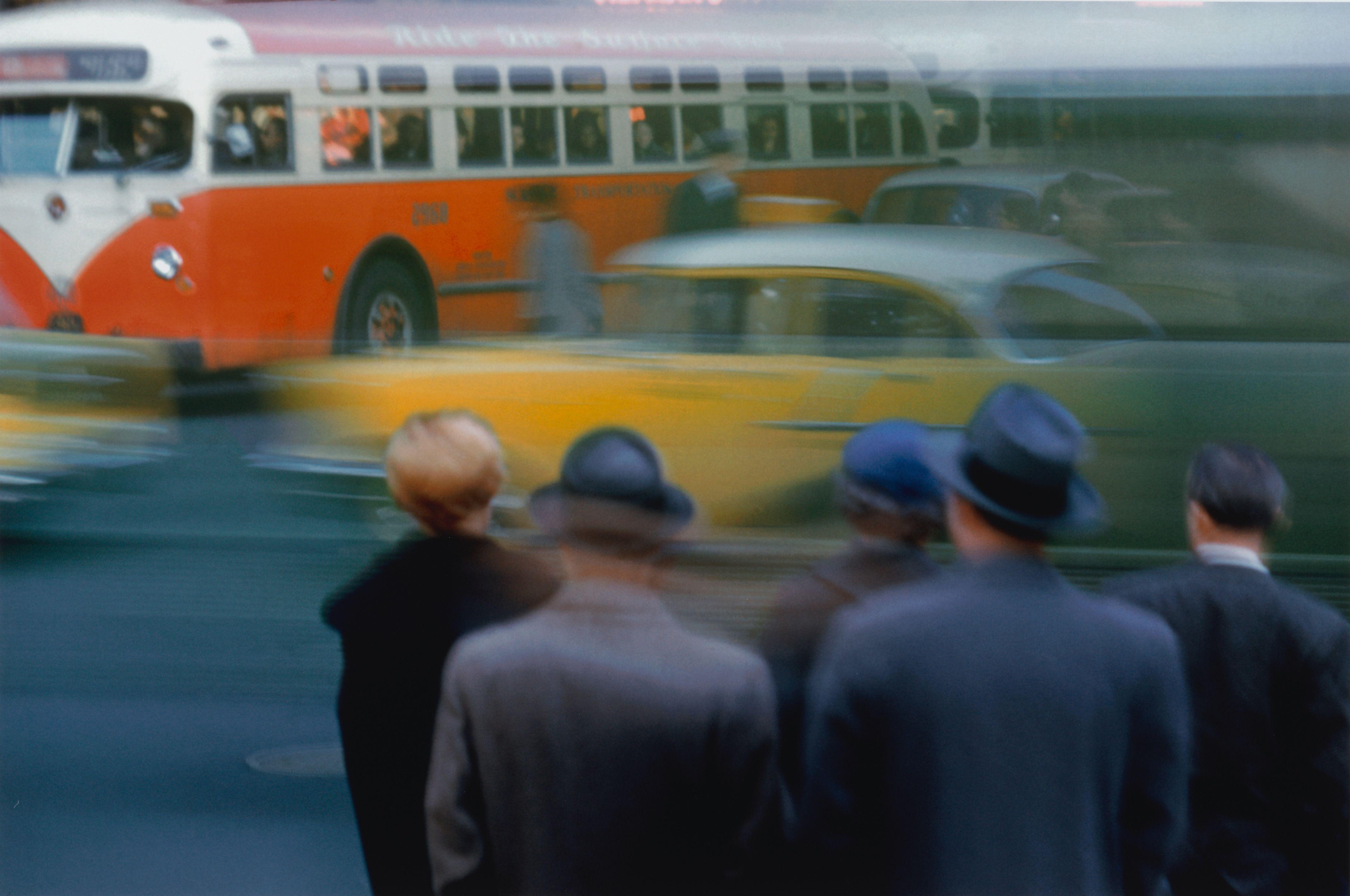 Ernst Haas - Yellow Cab, New York City