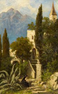 Ernst Hanfstängl - Sizilianisches Kloster