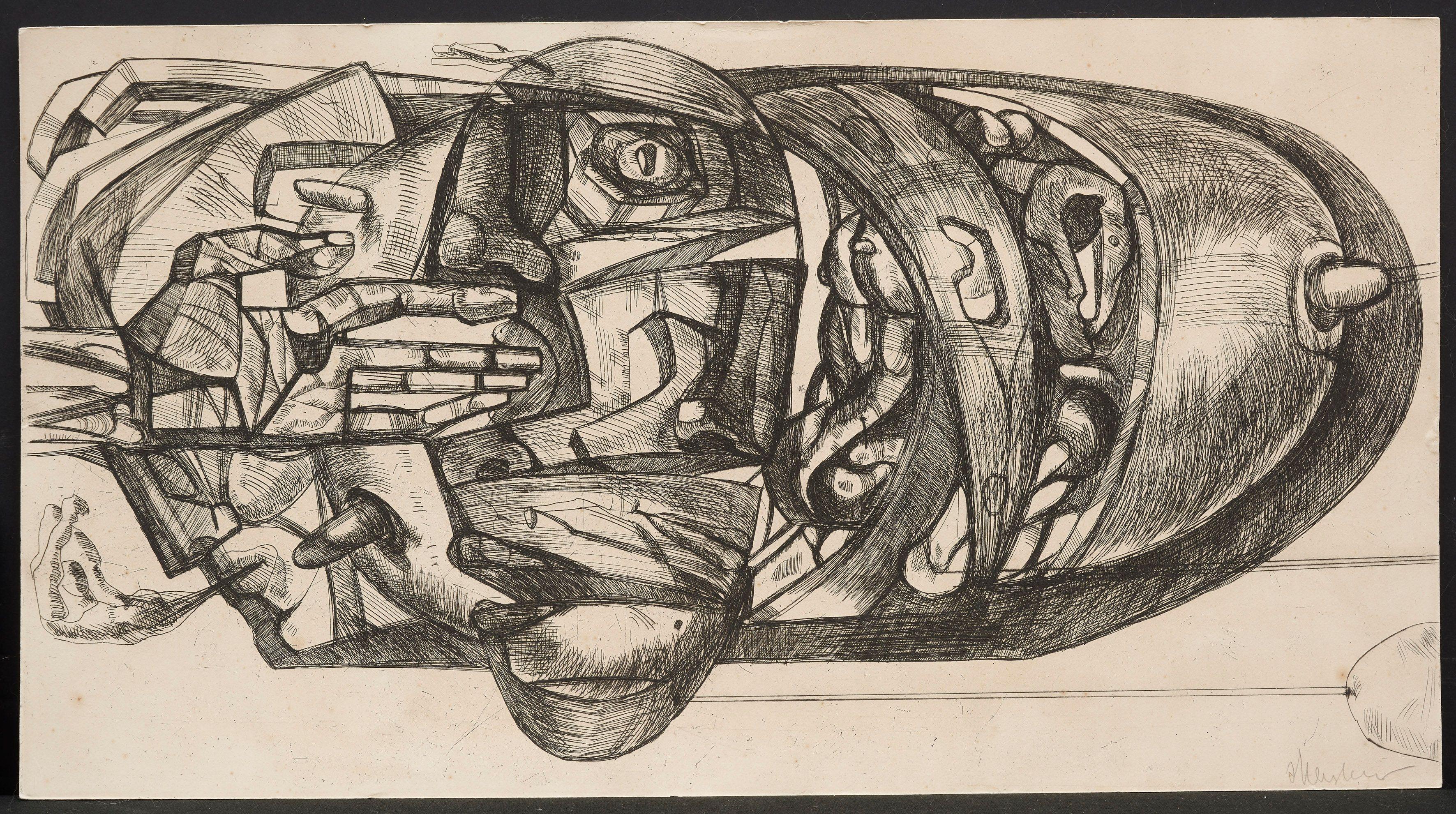 Ernst Iosipovich Neizvestny - Visages/ Faces sans cadre