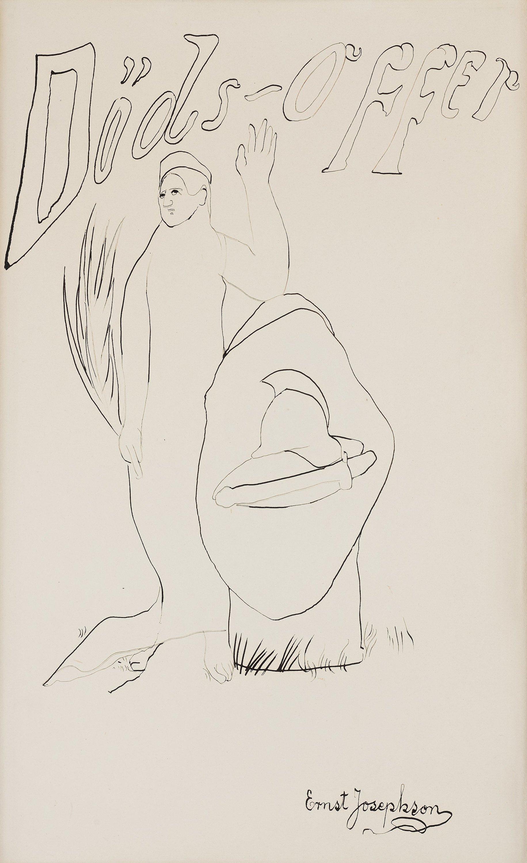 Ernst Josephson - \'Dödsoffer\' (Victim of death)