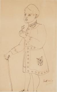 Ernst Josephson - Elegant gentleman in long waistcoat