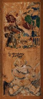 Ernst Josephson - Figures in a dramatic scene