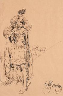 Ernst Josephson - Knight in landscape