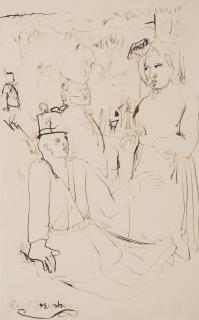 Ernst Josephson - Soldiers in a Café