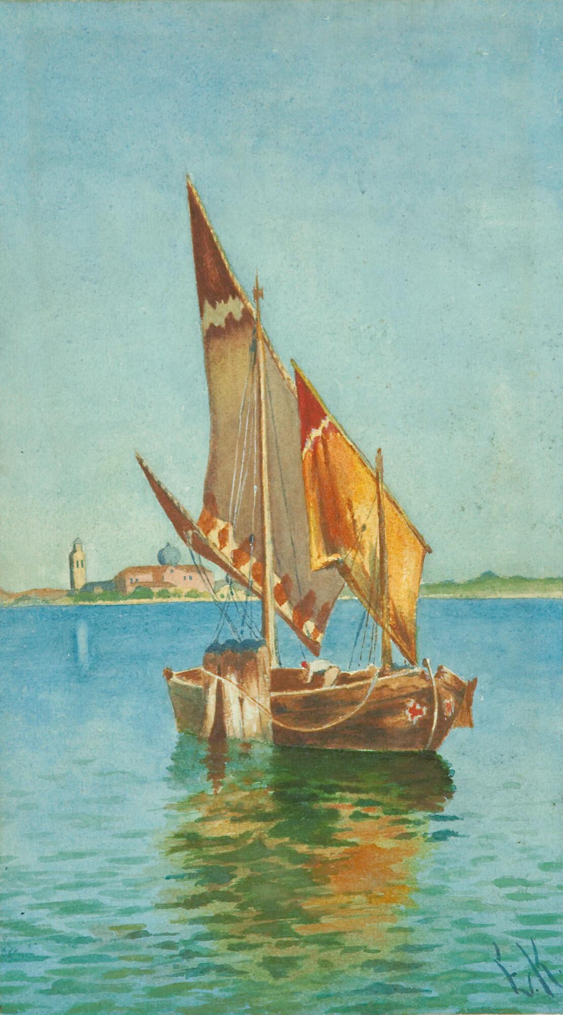 Ernst Kaiser - 3 Bll.: Malerische Boote.