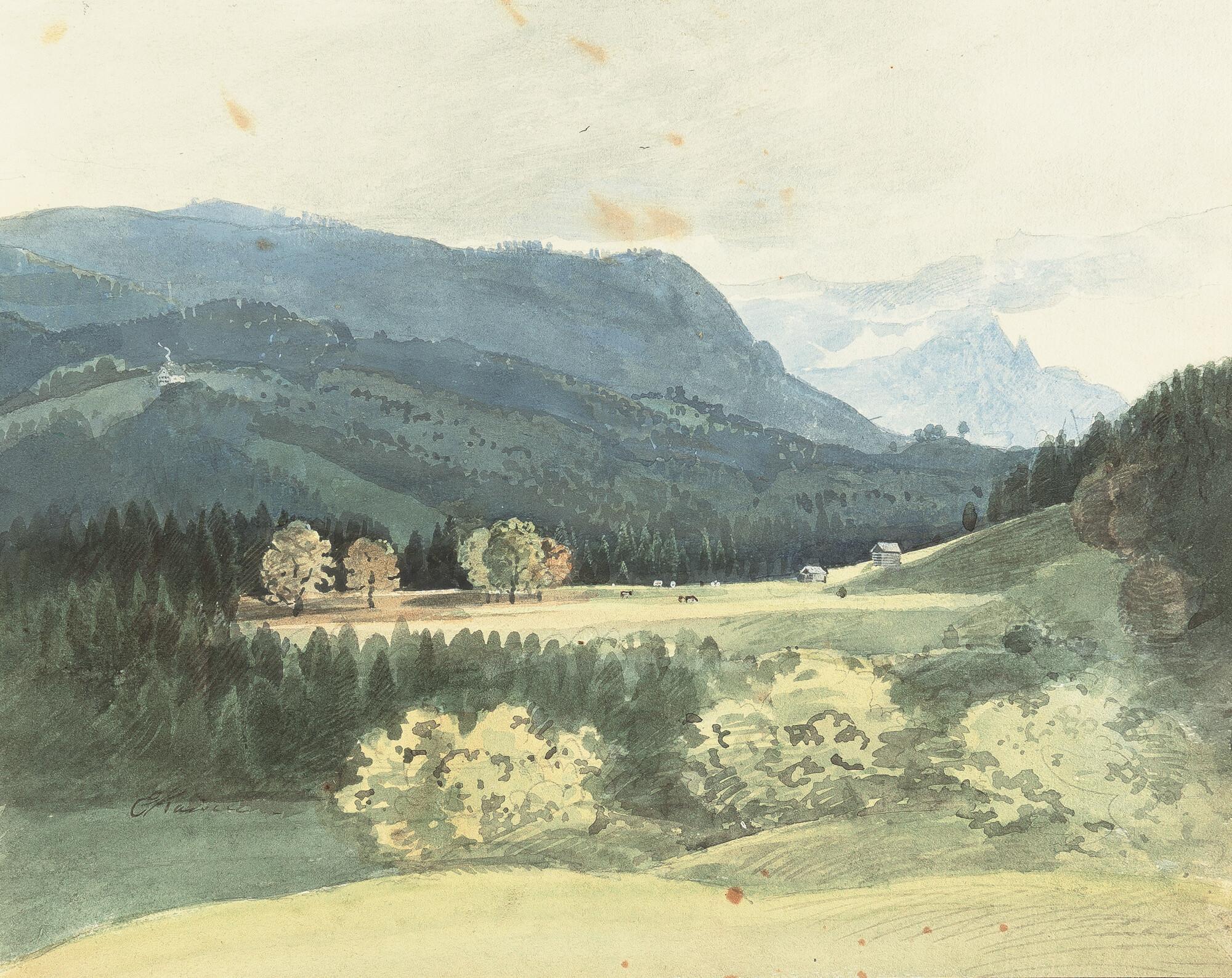 Ernst Kaiser - Alpenlandschaft