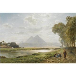 Ernst Koerner - German die Pyramiden Von Gizeh (The Pyramids At Gizeh, Morning)