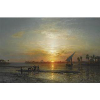 Ernst Koerner - German Twilight On The Nile