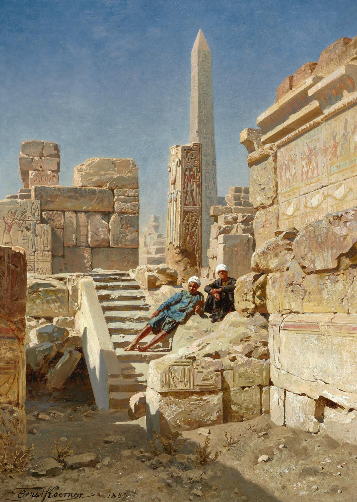 Ernst Koerner - The Temple Of Karnak