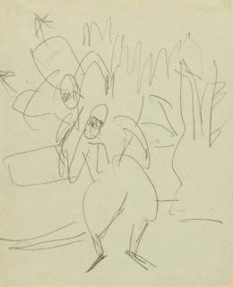 Ernst Ludwig Kirchner - Akrobaten in Bewegung