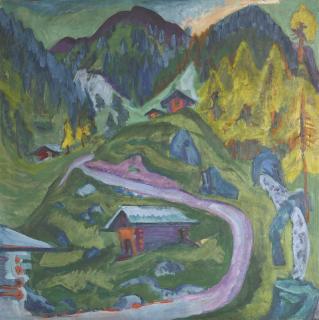 Ernst Ludwig Kirchner - Alpweg (Bergweg) (Alp Path; Mountain Path)