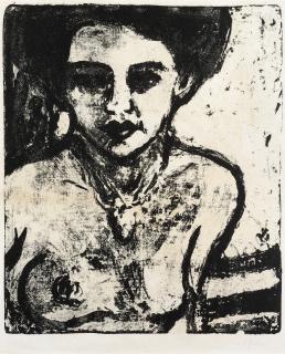 Ernst Ludwig Kirchner - Artistenkind (Halbakt) (Dube L 136; Schiefler 80)