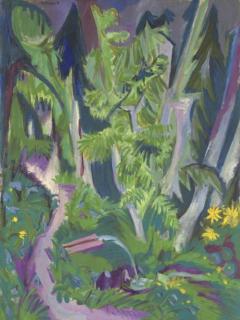 Ernst Ludwig Kirchner - Bergwald