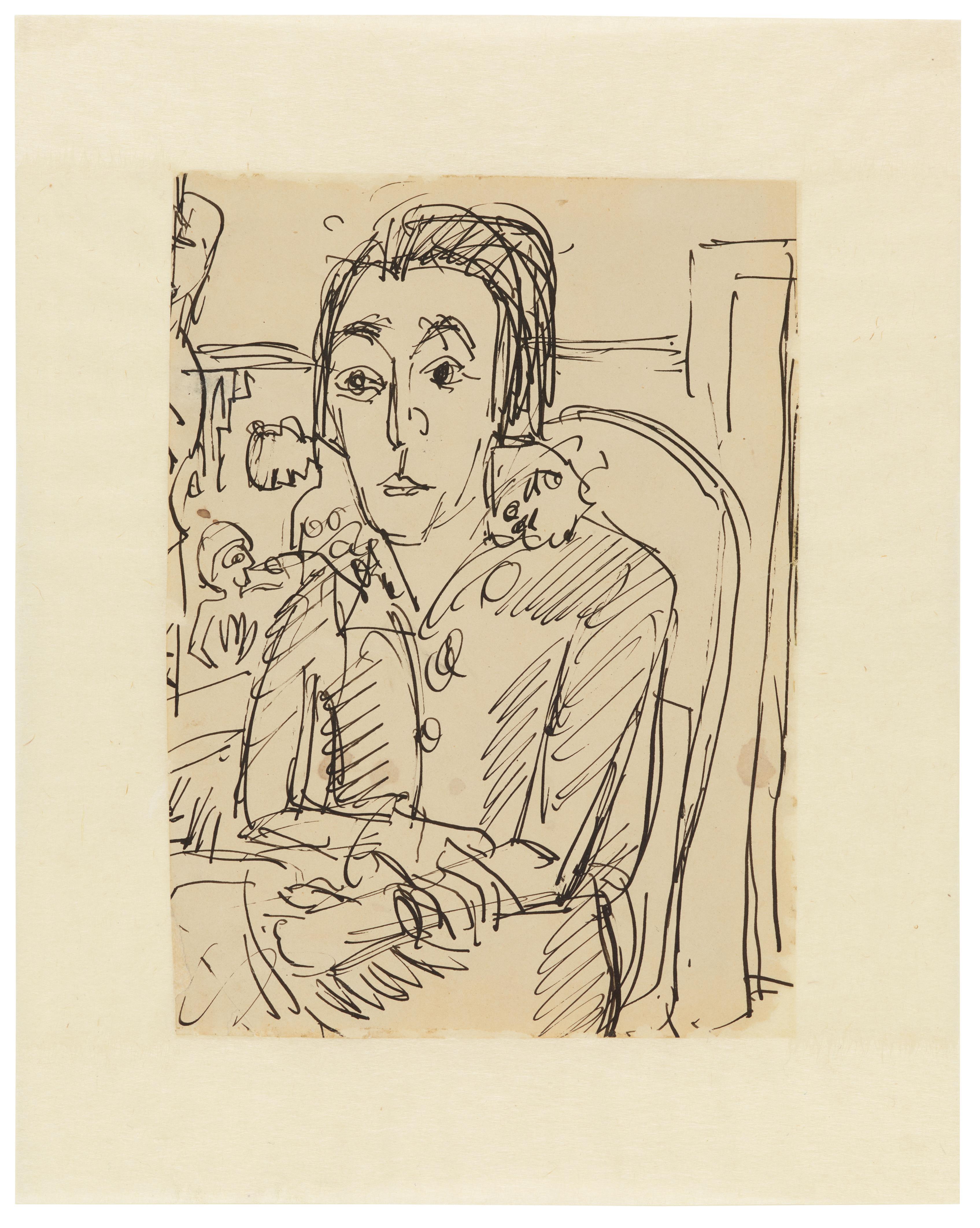 Ernst Ludwig Kirchner - Bildnis Erna