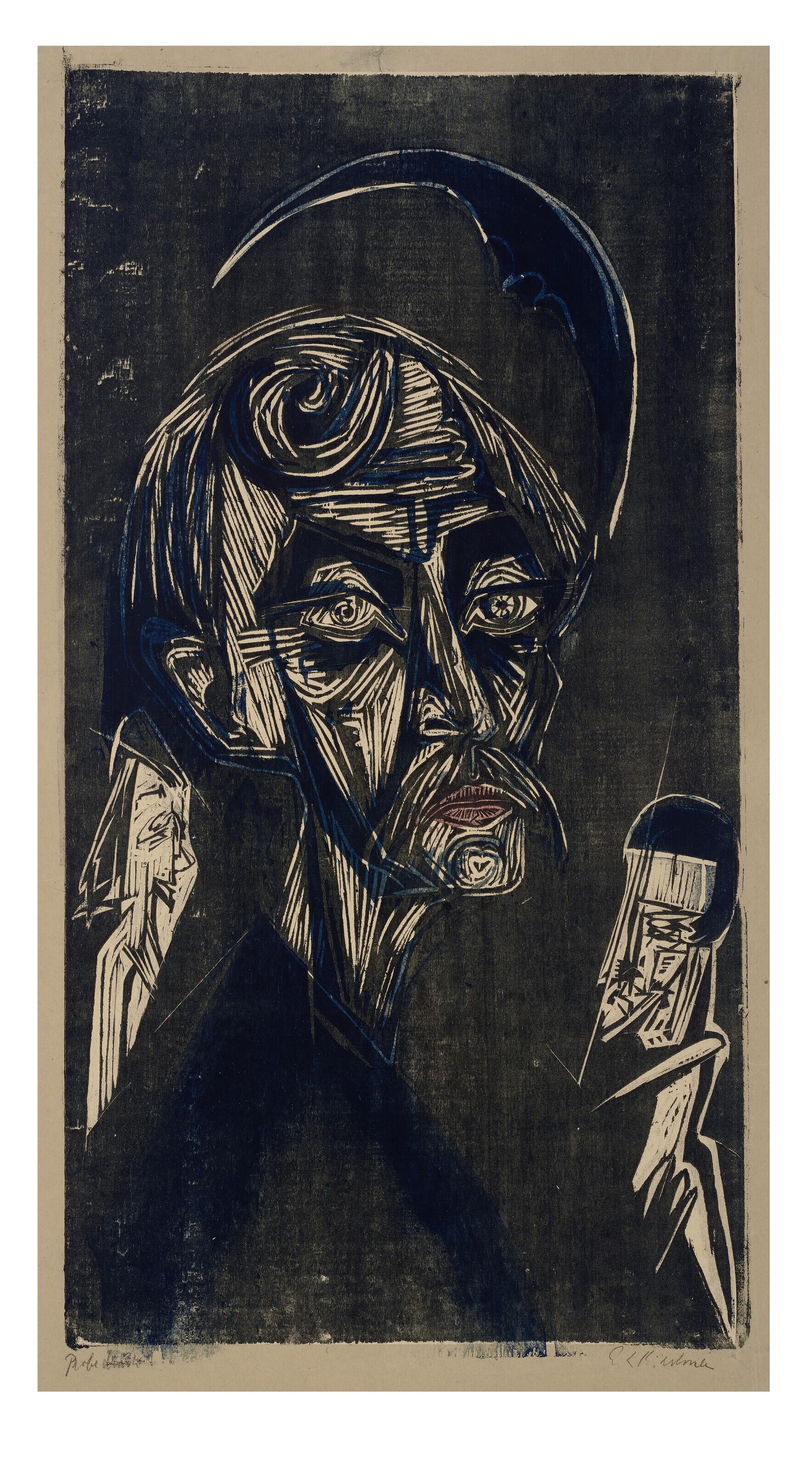 Ernst Ludwig Kirchner - Blonder Maler Stirner