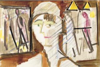 Ernst Ludwig Kirchner - Damenbildnis (Strassenszene)