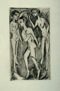 Ernst Ludwig Kirchner - Der Tanz zwischen den Frauen.