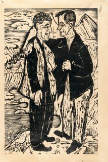 Ernst Ludwig Kirchner - Die Freunde (Albert Müller und Hermann Scherer)