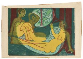Ernst Ludwig Kirchner - Drei Akte Im Walde (D. 637)