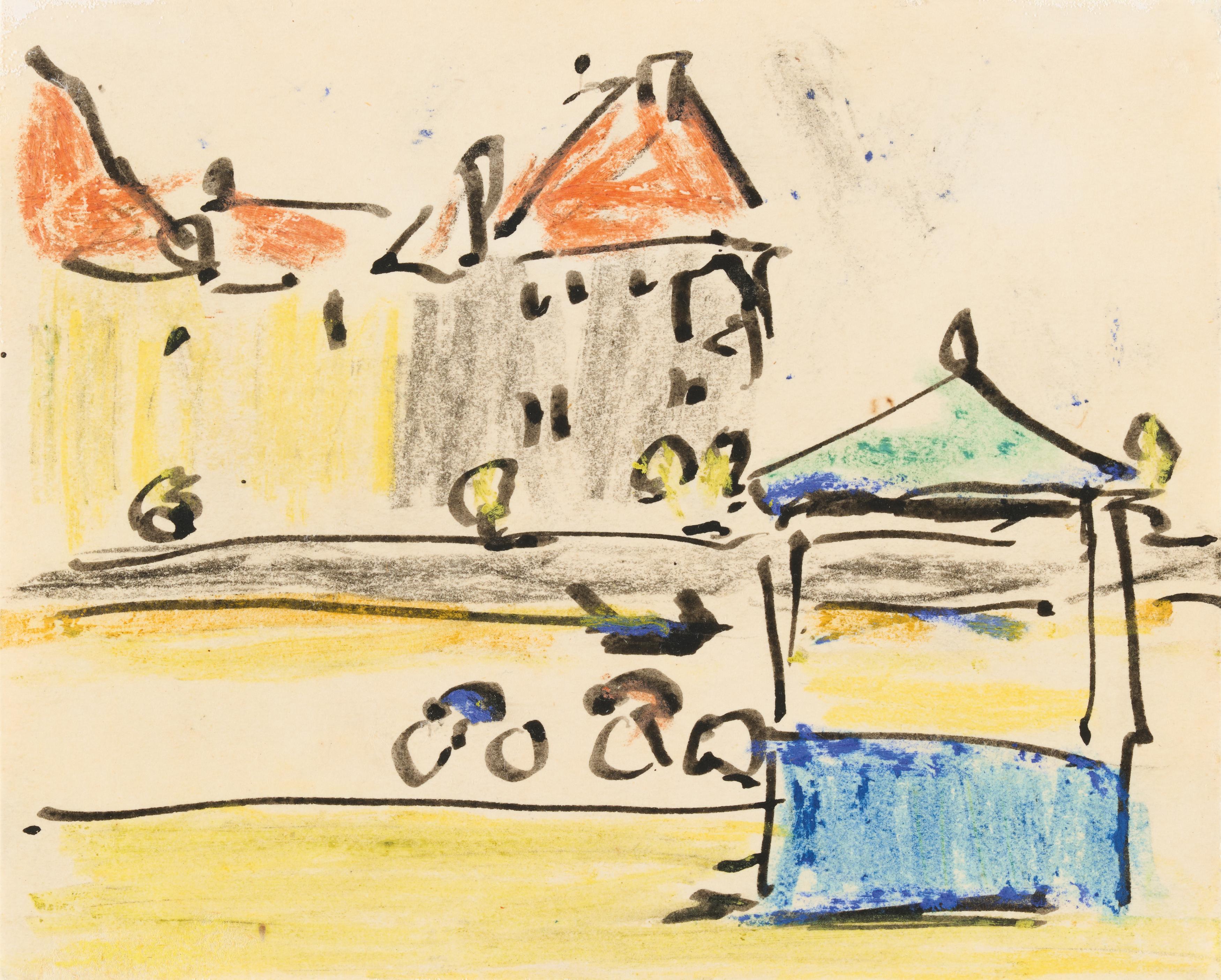 Ernst Ludwig Kirchner - Dresdner Vorstadt.