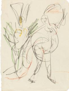 Ernst Ludwig Kirchner - Exzentrische Tänzerinnen.