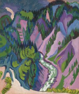 Ernst Ludwig Kirchner - Im Sertigtal  (In Sertig Valley)