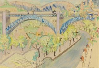Ernst Ludwig Kirchner - Kirchenfeldbrücke, Bern