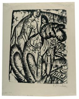 Ernst Ludwig Kirchner - Lesende Frau.