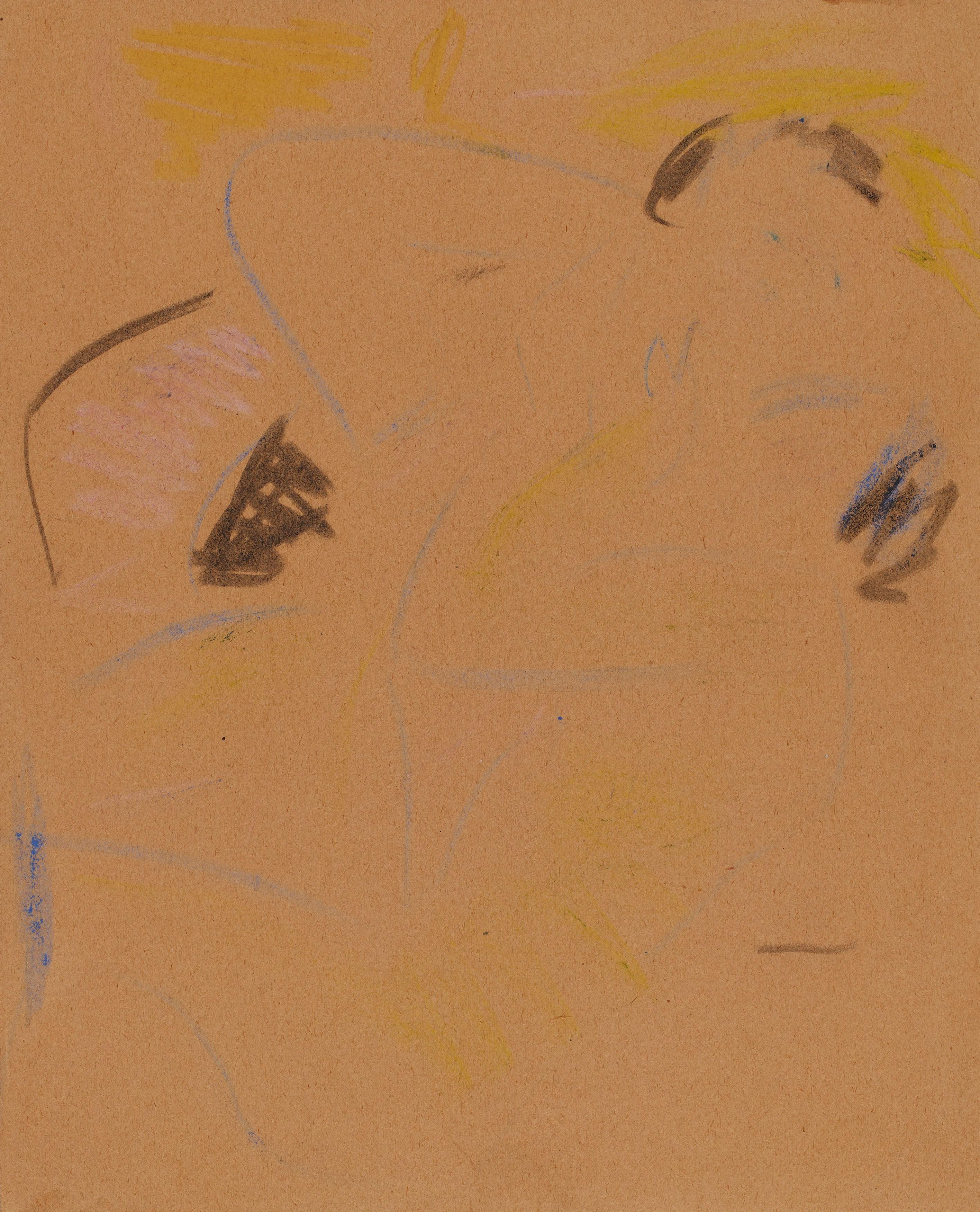 Ernst Ludwig Kirchner - Männlicher und weiblicher Akt im Gespräch.