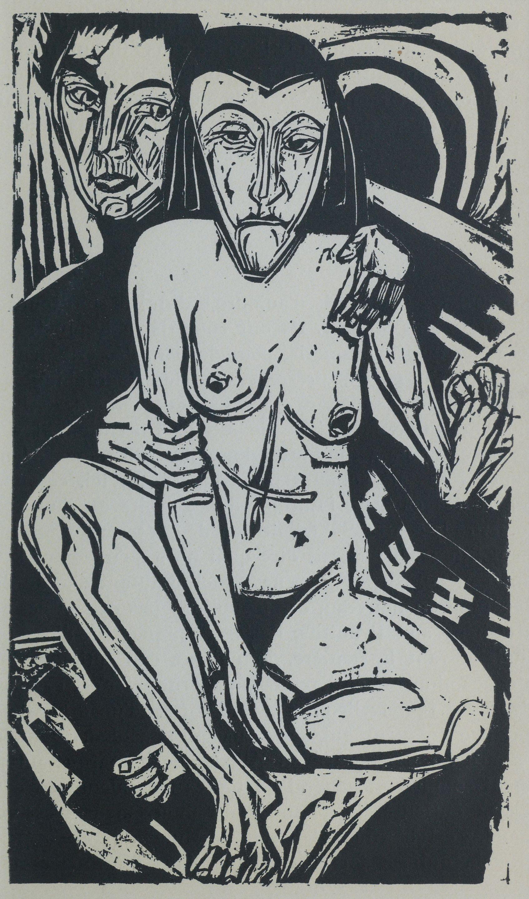 Ernst Ludwig Kirchner - Melancholisches Mädchen