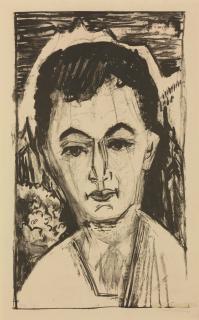 Ernst Ludwig Kirchner - Porträt Nele van de Velde (Dube L411)