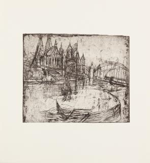 Ernst Ludwig Kirchner - Rheinbrücke Köln
