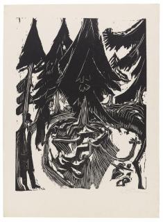 Ernst Ludwig Kirchner - Sanatoriumsspaziergang