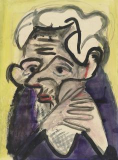 Ernst Ludwig Kirchner - Schweizer Bäuerin (Farmer\'s Wife)