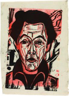 Ernst Ludwig Kirchner - Selbstporträt.
