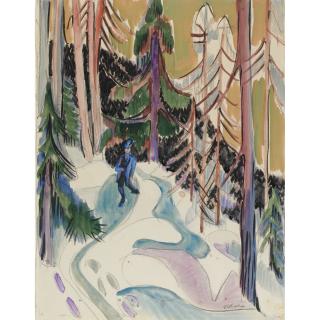 Ernst Ludwig Kirchner - Spaziergang Im Walde (Walk In The Forest)
