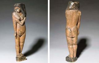 Ernst Ludwig Kirchner - Stehendes Mädchen, Karyatide