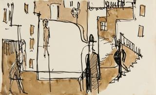 Ernst Ludwig Kirchner - Straßenszene.