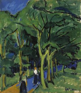 Ernst Ludwig Kirchner - Waldstrasse (Forest Road)
