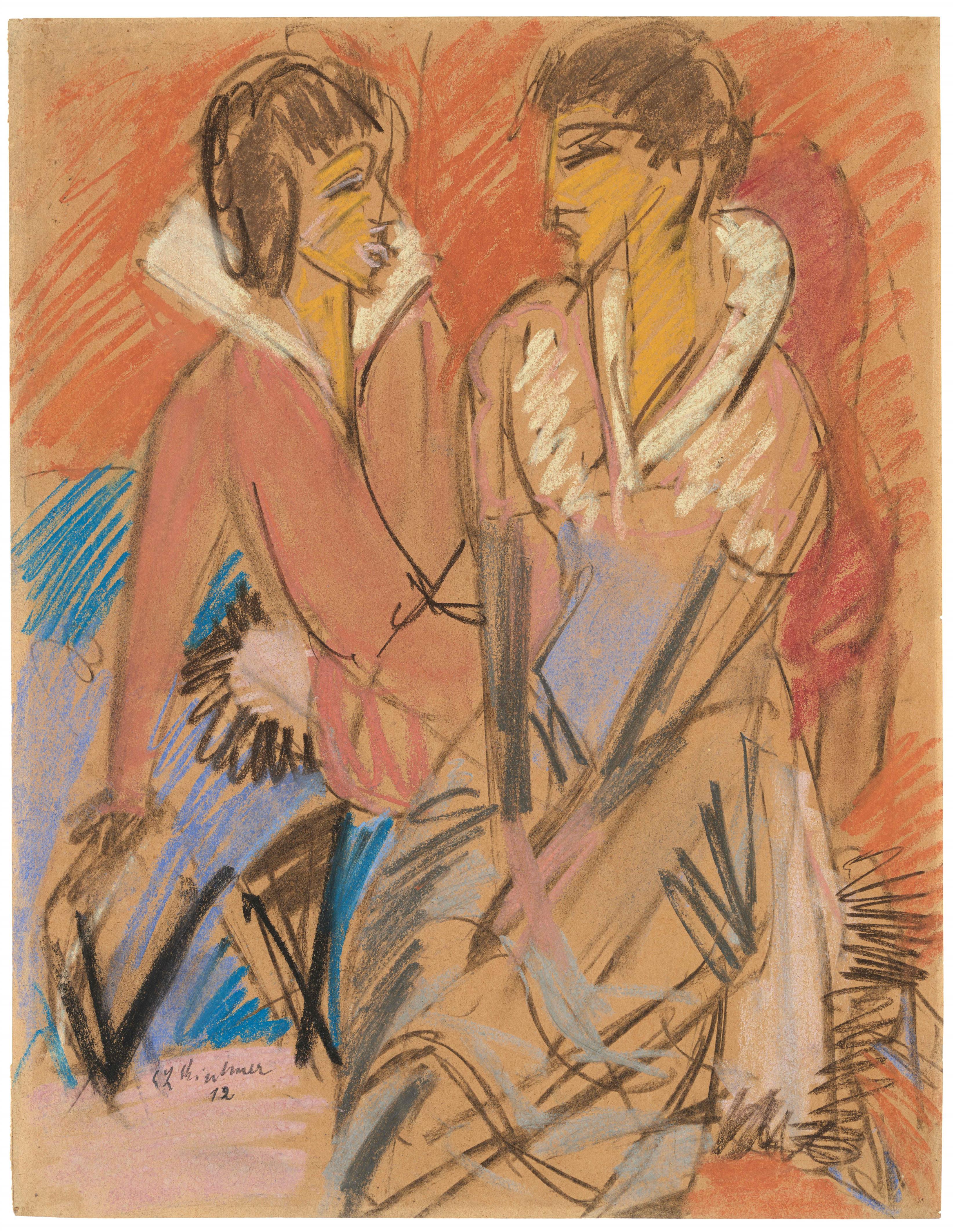 Ernst Ludwig Kirchner - Zwei Frauen