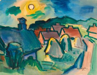 Ernst Mollenhauer - Abend auf Spiekeroog