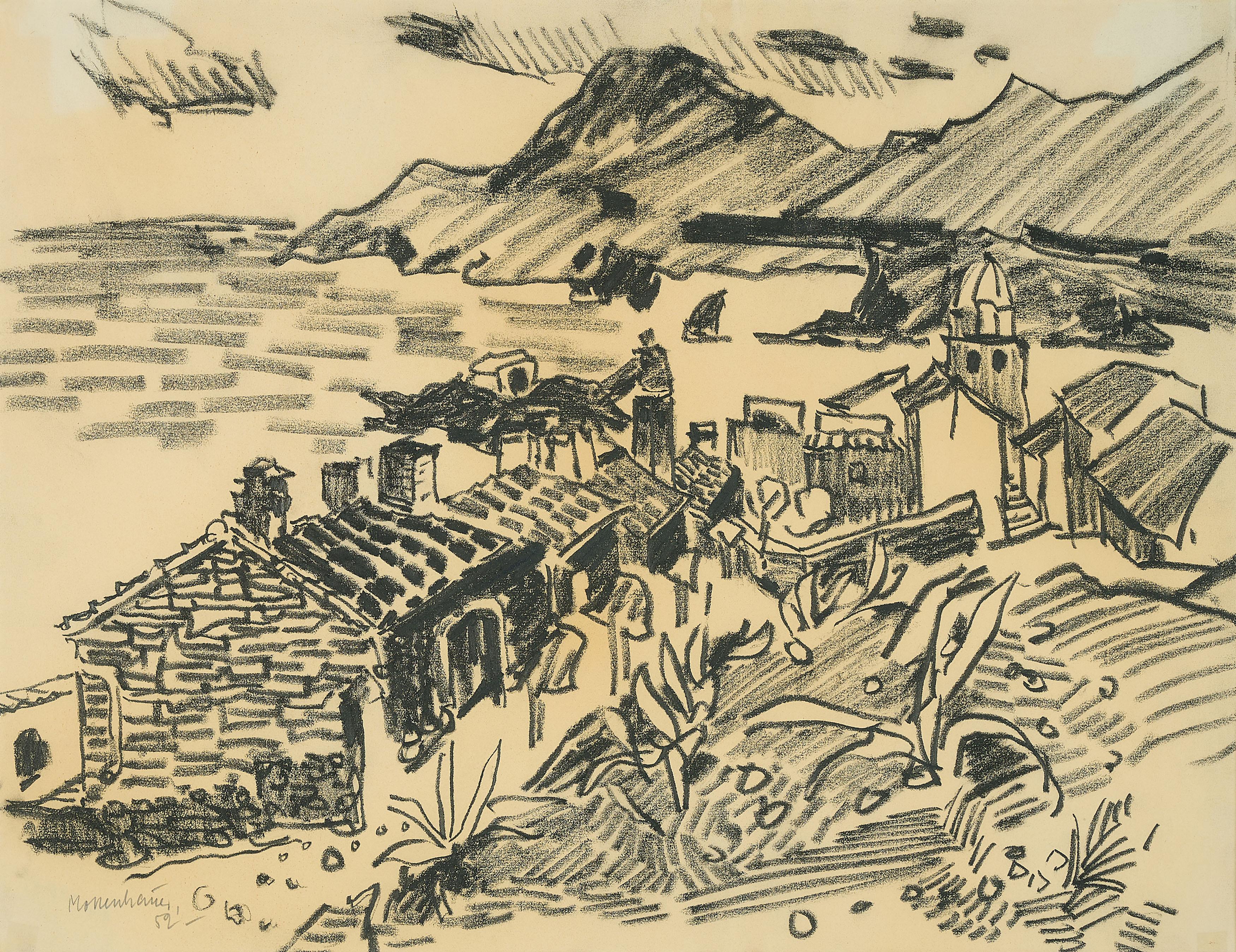 Ernst Mollenhauer - Bergdorf.