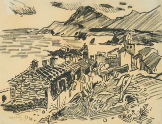 Ernst Mollenhauer - Bergdorf.